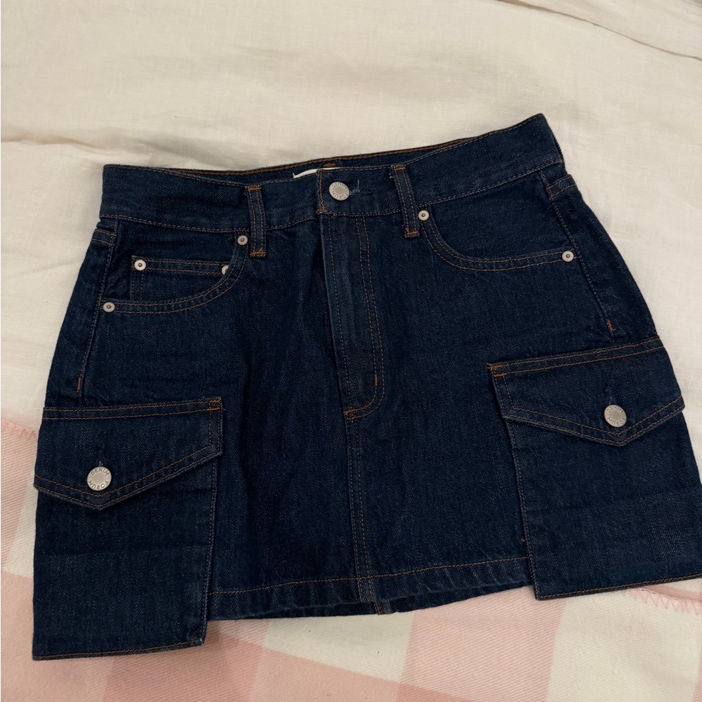 Denim Mini Skirt